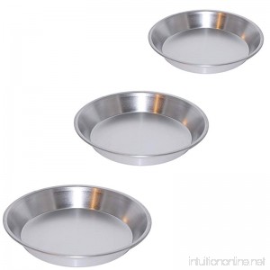 Set of 3 Aluminum Pie Pans in Assorted Sizes - B01NAJAJ98